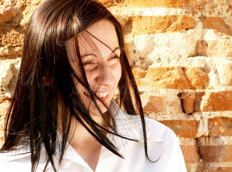 Femme heureux photo libre de droits Femme heureux photo libre de droits