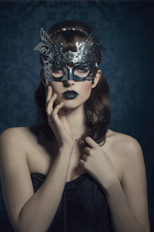 Femme mystérieux images stock Femme mystérieux images stock