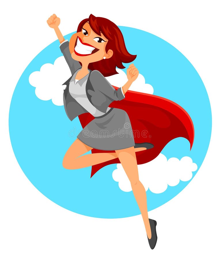 Femme superbe d'affaires illustration libre de droits Femme superbe d'affaires illustration libre de droits