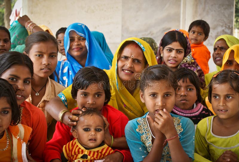 Femmes et filles de l'Inde photographie stock Femmes et filles de l'Inde photographie stock