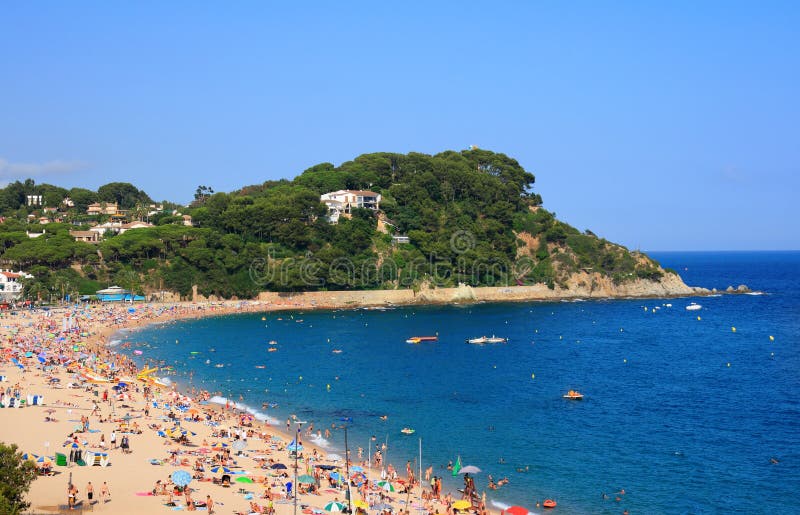 Fenals beach at Lloret de Mar (Costa Brava, Catalonia, Spain). Fenals beach at Lloret de Mar (Costa Brava, Catalonia, Spain)