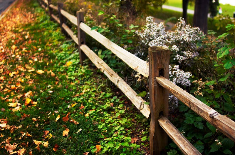 Fence along the road.