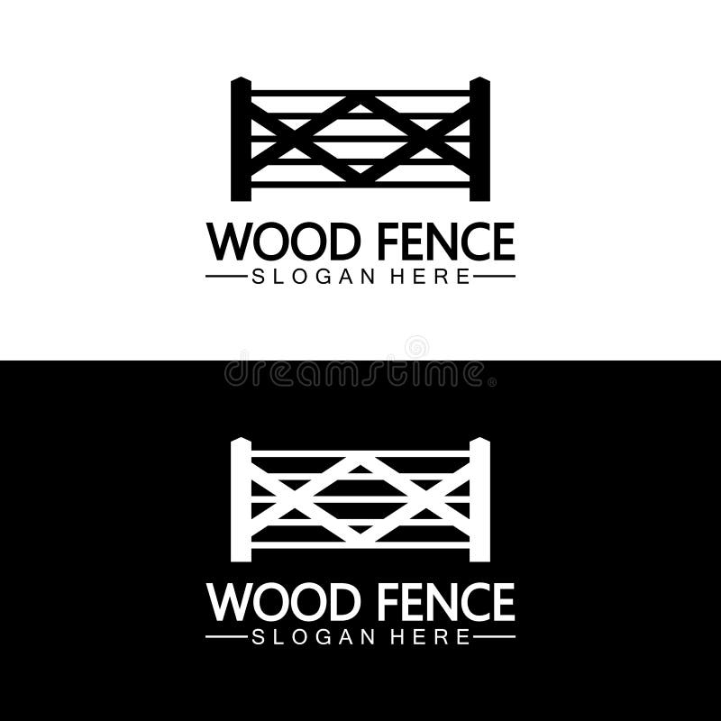 Fence Icon Vector Logo Template Stock Vector Illustration of
