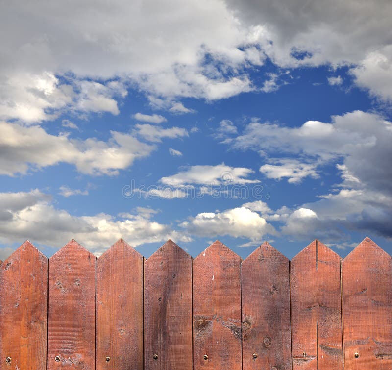 Fence and sky