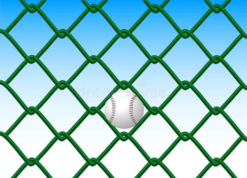 Baseball Fence Stock Illustrations 239 Baseball Fence Stock