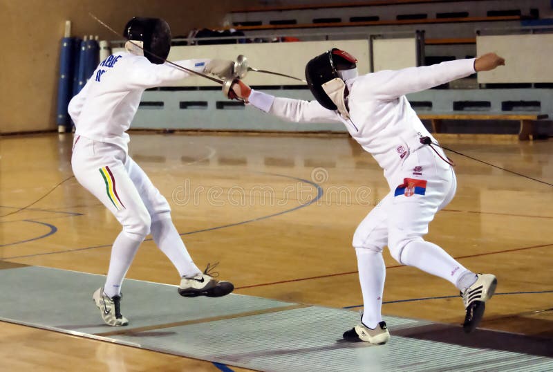 Saber World Fencing Tournament Editorial Photography Image of foil