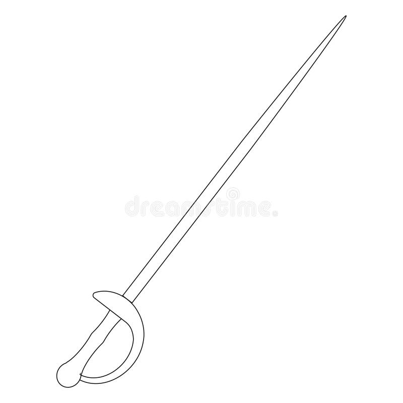 Fencing Sword Crossed Stock Illustrations 480 Fencing Sword Crossed