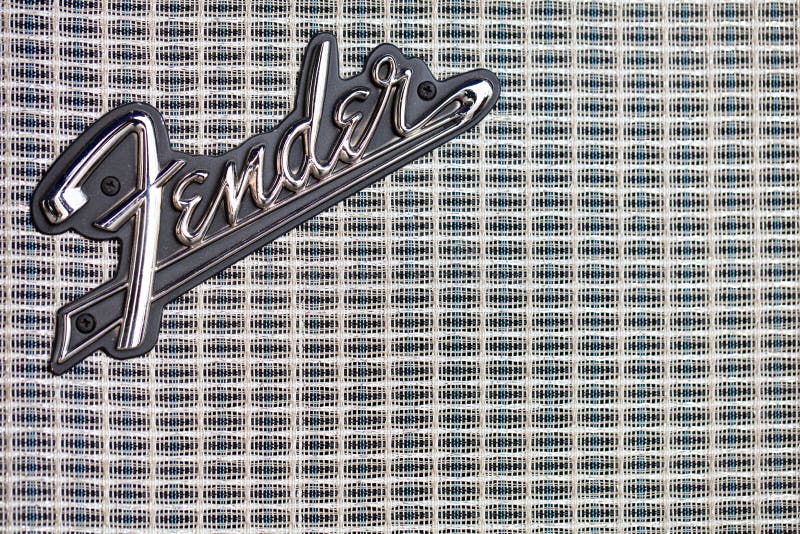 Fender amplifier on concert stage