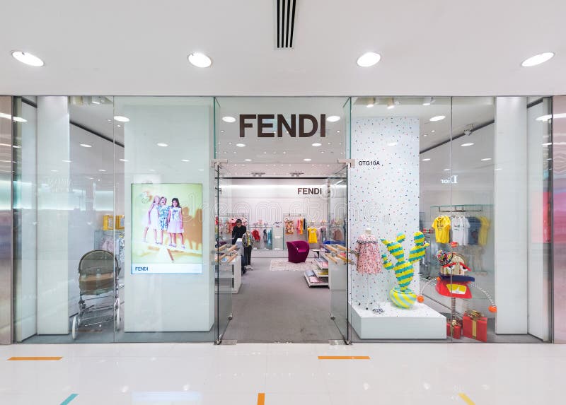 Fendi Childrens Clothing Store in Ocean Terminal, Hong Kong Editorial ...