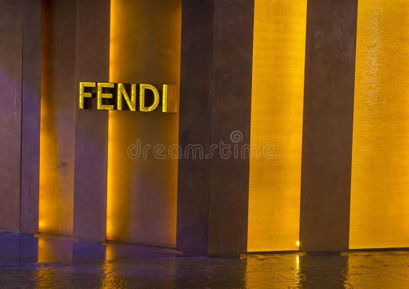 LAS VEGAS - APRIL 13 : Exterior Of A Fendi Store In Caesars Palace