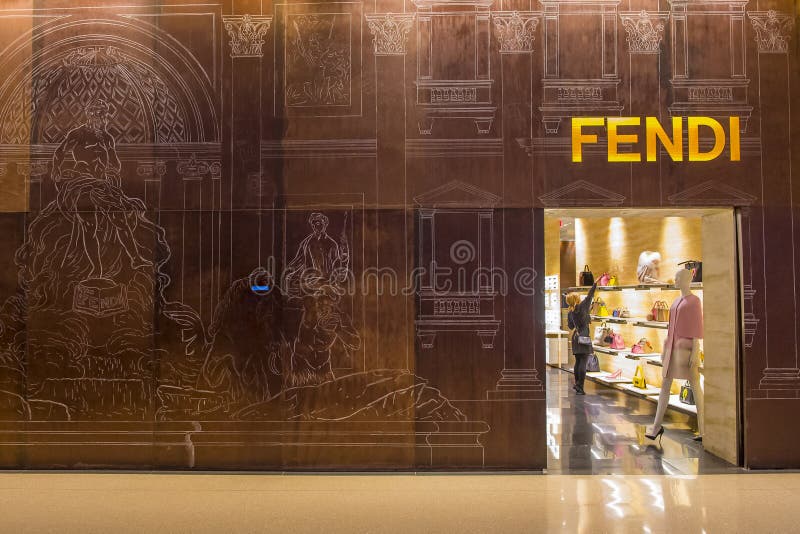 Fendi store editorial image. Image of expensive, handbags - 64422685