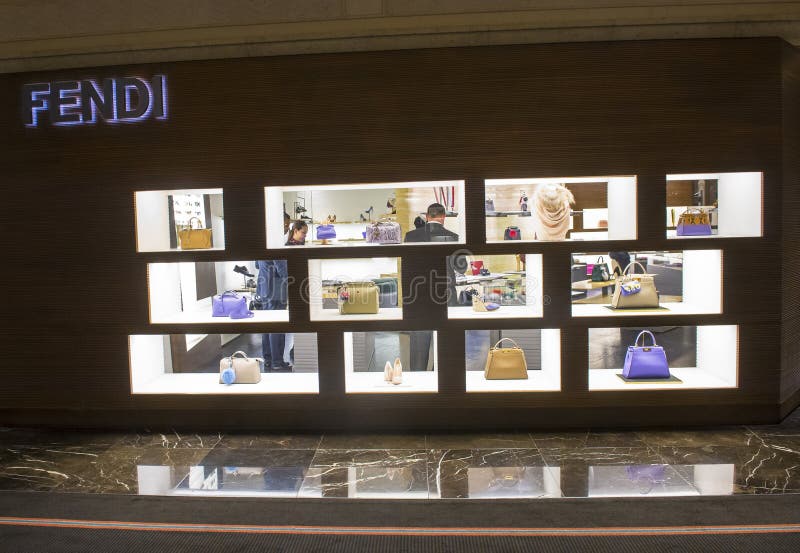 Fendi store editorial stock photo. Image of landmark - 75433153
