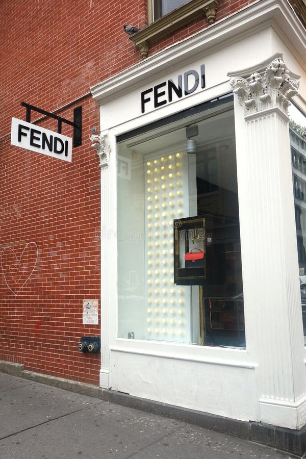 Fendi editorial stock photo. Image of york, city, shopping - 44377413