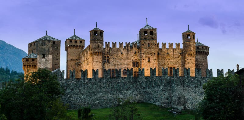 Fenis Castle, Aosta Valley