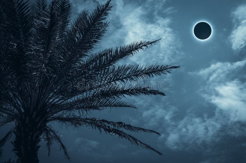 Fenomeno naturale scientifico stupefacente Glowi totale di eclissi solare immagine stock libera da diritti Fenomeno naturale scientifico stupefacente Glowi totale di eclissi solare immagine stock libera da diritti