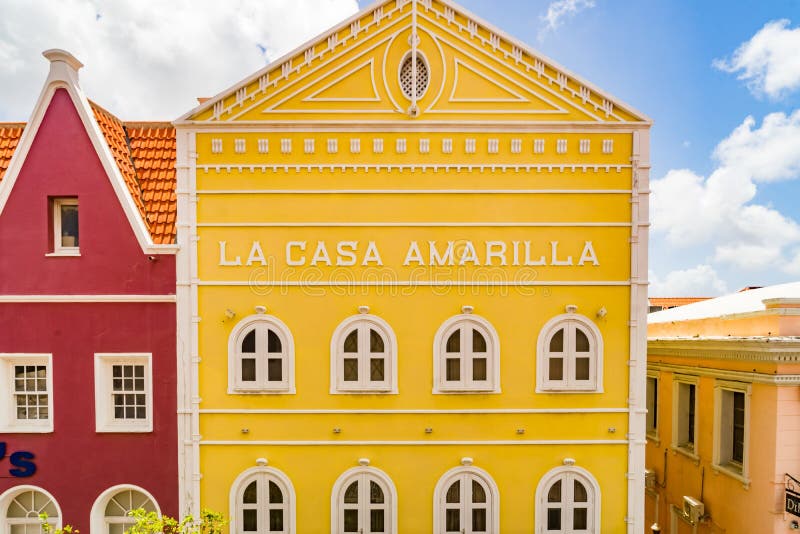 Fensteransicht - Ansichten Punda Curaçao lizenzfreies stockbild Fensteransicht - Ansichten Punda Curaçao lizenzfreies stockbild