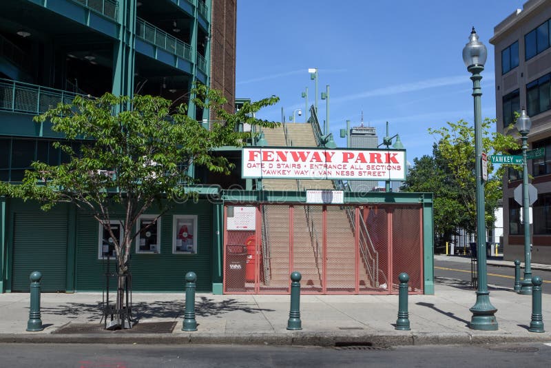 Gate a, Fenway Park, Boston, MA. Editorial Photography - Image of