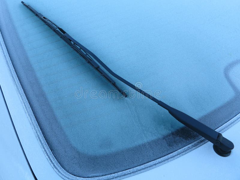Fenêtre de voiture congelée photographie stock libre de droits Fenêtre de voiture congelée photographie stock libre de droits