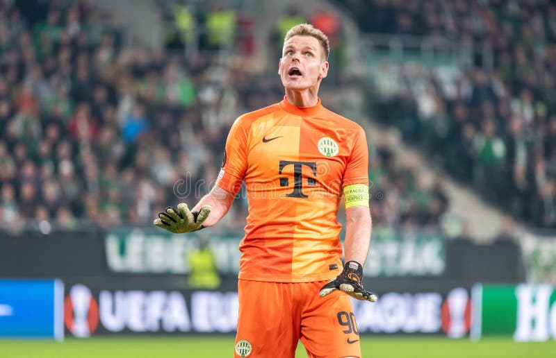 Ferencvaros Tc Goalkeeper Denes Dibusz During Editorial Stock Photo - Stock  Image