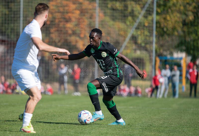 BUDAPEST, HUNGARY - APRIL 2: Adama Traore of Ferencvarosi TC