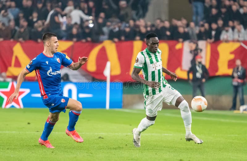 BUDAPEST, HUNGARY - APRIL 2: Adama Traore of Ferencvarosi TC