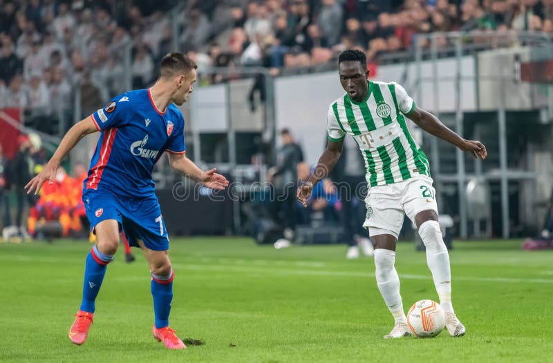 BUDAPEST, HUNGARY - APRIL 2: Adama Traore of Ferencvarosi TC