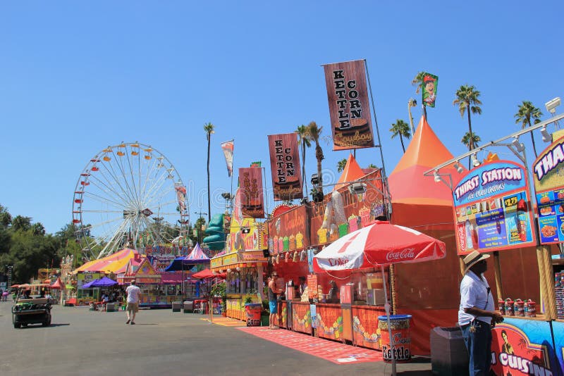 Feria Del Condado, San Diego California Foto de archivo editorial