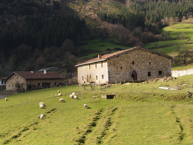 Une ferme typique du Pays Basque