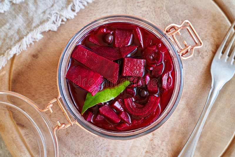 Probiotic Beet Kvass in a Glass Jar Stock Image Image of glass, spice 243539077