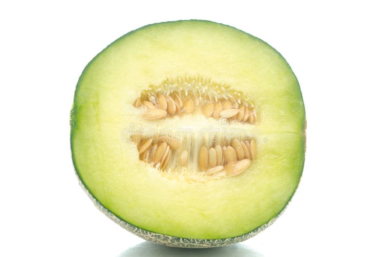 Fermezvous du demi melon image stock. Image du nourriture 53951481