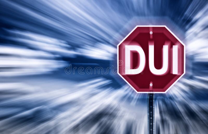 Fermi il DUI fotografie stock libere da diritti Fermi il DUI fotografie stock libere da diritti