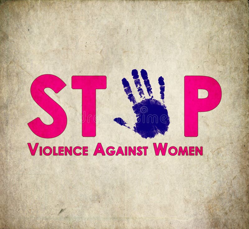 Fermi la violenza contro le donne retro