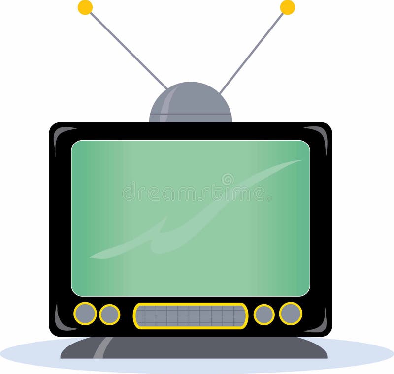 Altmodischer Fernseher Stock Illustrationen Vektoren Kliparts 10 Stock Illustrationen