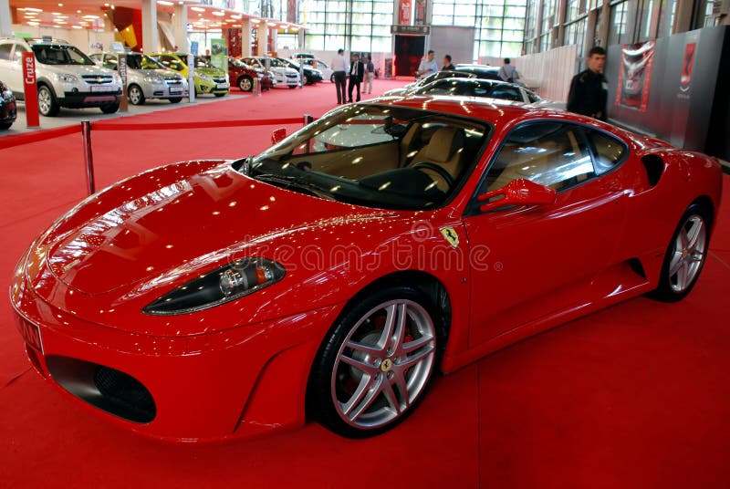 Ferrari at the auto show