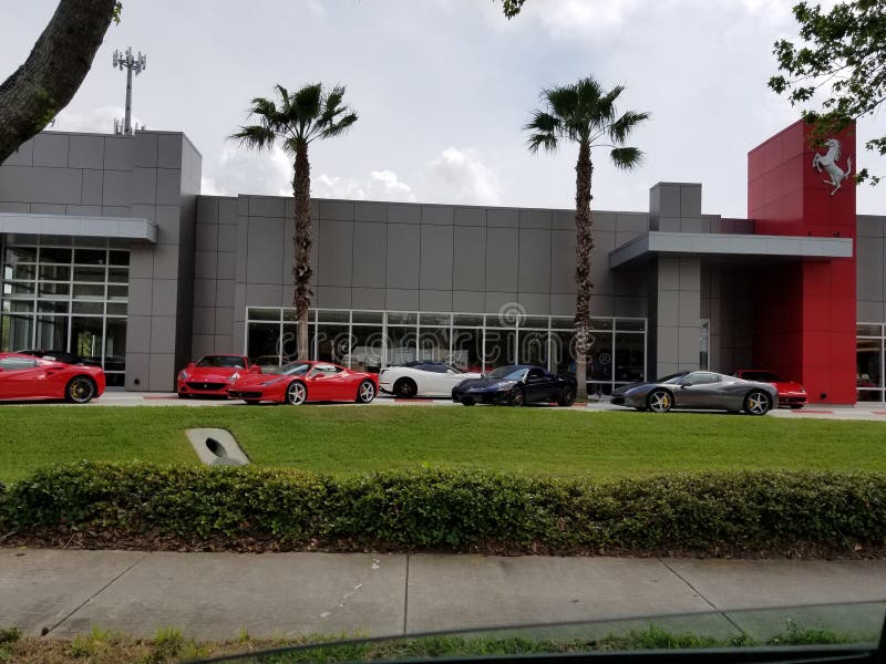 Ferrari Dealership in Tampa, Florida Editorial Photo - Image of suburb