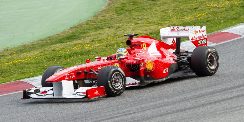 Ferrari Formula 1 (Spanish Grand Prix) Editorial Photography - Image of ...