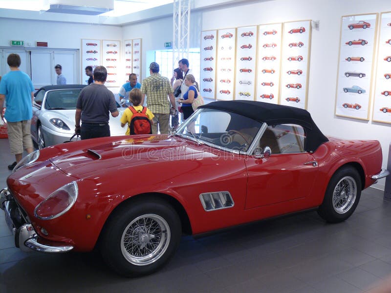 Born in 1947, Ferrari has always produced vehicles at its current site and has maintained its directions. It has progressively widened its range using visionary planning both on a design level and on the quality of work produced. CAPTION In Ferrari museum in Modena visitors could see different models of the cars. Born in 1947, Ferrari has always produced vehicles at its current site and has maintained its directions. It has progressively widened its range using visionary planning both on a design level and on the quality of work produced. CAPTION In Ferrari museum in Modena visitors could see different models of the cars.