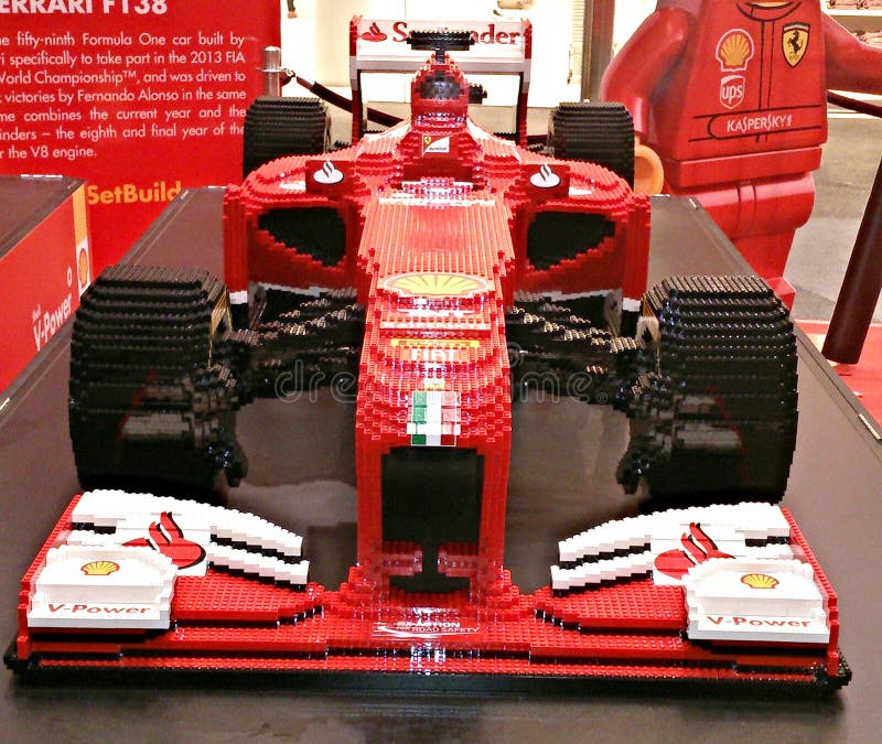 Ferrari Lego full-size F1 car Aug 8, 2013 Photo Gallery
