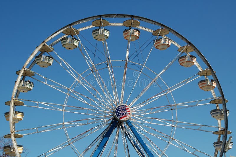 Ferris Wheel at County Fair Stock Image Image of ride, recreation