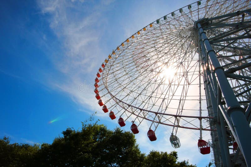 Ferris wheel in Osaka, Japan