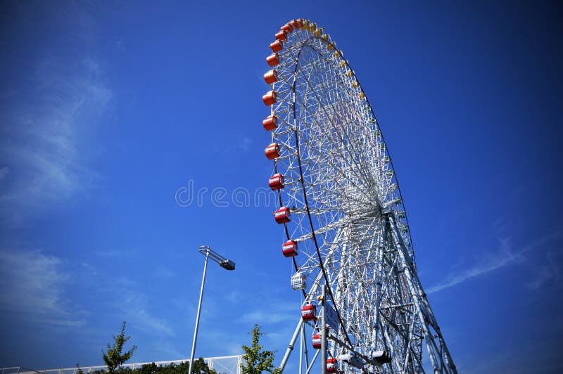 Ferris wheel in Tempozan Harbor Village, Osaka, Japan