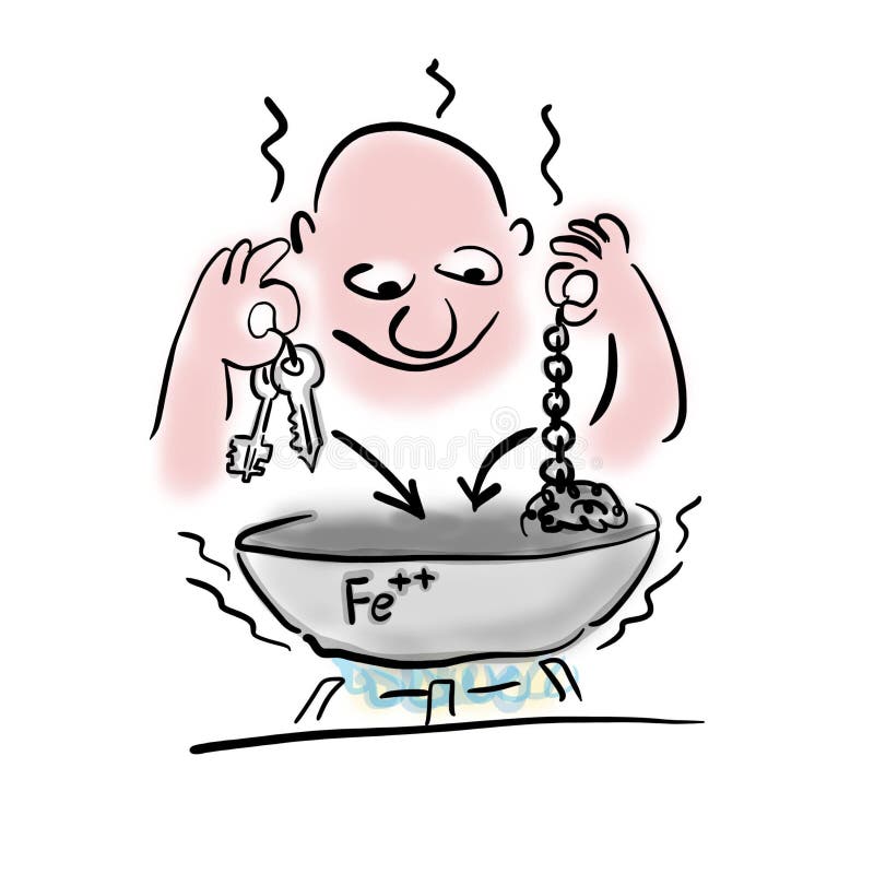 Elemento Chimico Del Fe Del Ferro Di Ferrum Rappresentazione 3d