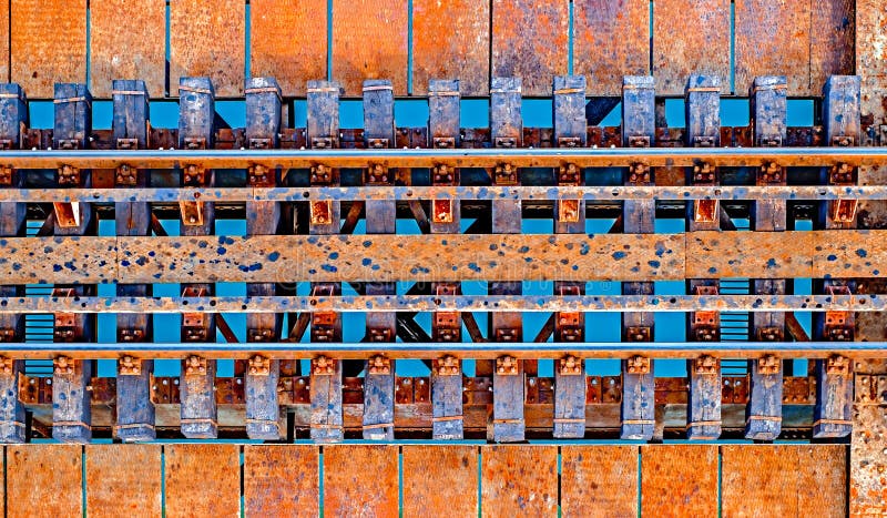 Ferrocarril sobre el agua imagenes de archivo Ferrocarril sobre el agua imagenes de archivo