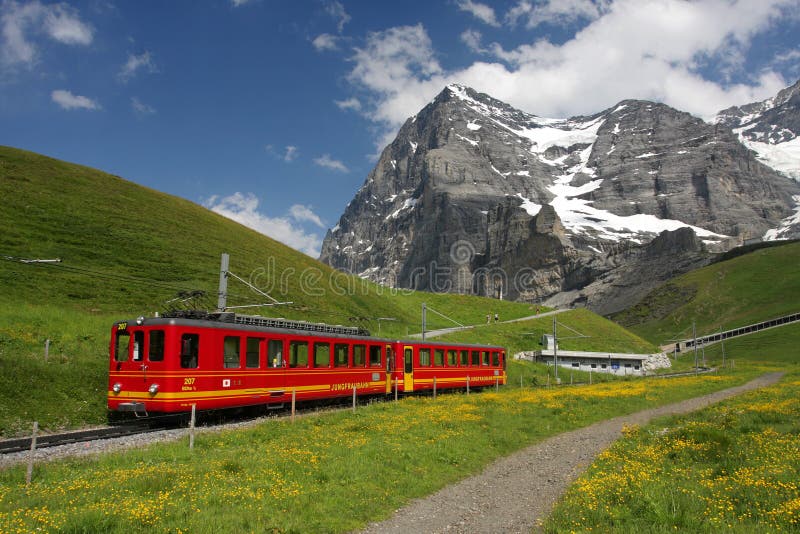 Ferrovia svizzera della montagna