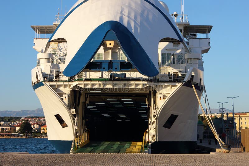 Ferry Boat Ready for Departure royalty free stock photo