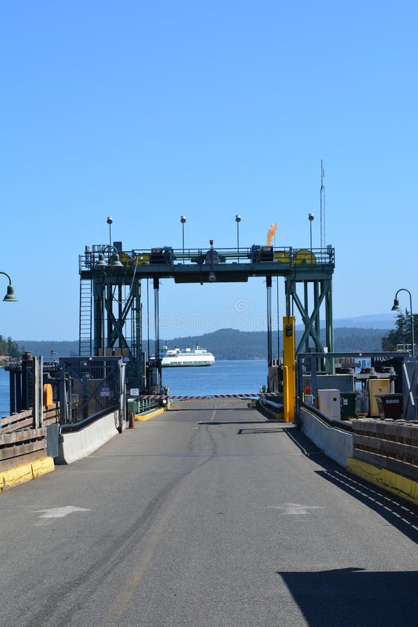 Ferry Terminal at Friday Harbor, Washington Stock Image Image of pier
