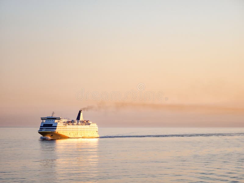 Ferryboat at Sunrise