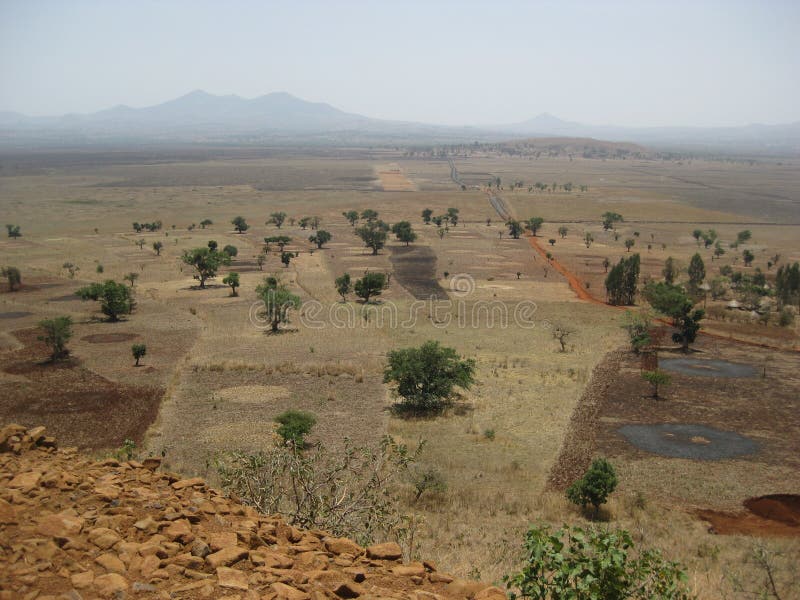 Fertile Land Ethiopia stock photo. Image of landmass - 17650678