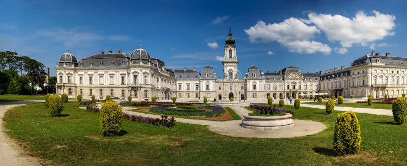 Festetics castle famous baroque palace ing Keszthely, Hungary
