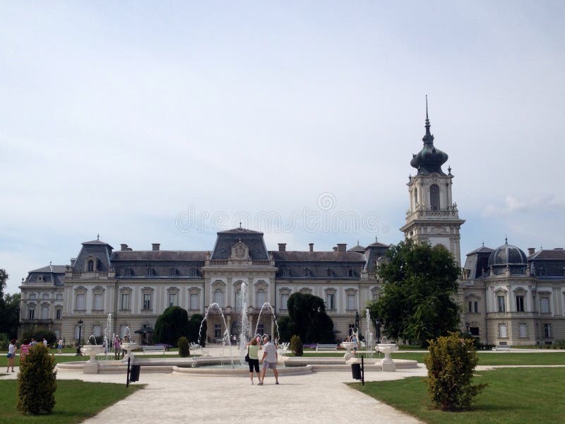 Festetics Palace. The Festetics Palace is a Baroque palace located in the town of Keszthely, Zala, Hungary royalty free stock images Festetics Palace. The Festetics Palace is a Baroque palace located in the town of Keszthely, Zala, Hungary royalty free stock images